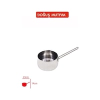 Paslanmaz Çelik Cezve Sütlük Küre Metal Kulp 500 Ml Paslanmaz Çelik Cezve Sütlük Küre Metal Kulp 500 Ml