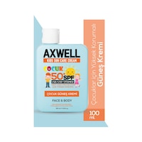 Axwell Kids Sun Cream Çocuk Güneş Kremi Çok Yüksek Koruma + Vitamin E SPF50+ 100 ML Axwell Kids Sun Cream Çocuk Güneş Kremi Çok Yüksek Koruma + Vitamin E SPF50+ 100 ML
