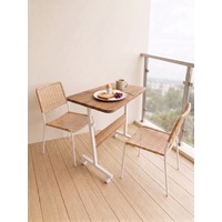 Yükseklik Ayarlı - Atlantik Çam Beyaz Tekerli 60x40 Oval Kenar Dar Balkonlar İçin Kahvaltı Yemek Masası Atlantik - Çam Yükseklik Ayarlı - Atlantik Çam Beyaz Tekerli 60x40 Oval Kenar Dar Balkonlar İçin Kahvaltı Yemek Masası Atlantik - Çam