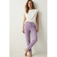 Elemge %100 Pamuk Compact Penye Süprem Kadın Pijama Altı Cepli Regular Fit Manşet Paça Esnek Terletmez Lila Elemge %100 Pamuk Compact Penye Süprem Kadın Pijama Altı Cepli Regular Fit Manşet Paça Esnek Terletmez Lila
