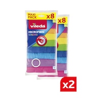 Vileda %100 Mikrofiber Colors Temizlik Bezi 2 x 8'li Vileda %100 Mikrofiber Colors Temizlik Bezi 2 x 8'li