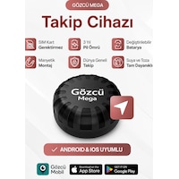 Gözcü Mega Gps Sım Kartsız, Mıknatıslı, 3 Yıl Pil Ömürlü Küresel Gözcü Mega Gps Sım Kartsız, Mıknatıslı, 3 Yıl Pil Ömürlü Küresel