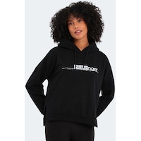 Slazenger Magnet Kadın Sweatshirt Siyah St22Wk030-500 Siyah Slazenger Magnet Kadın Sweatshirt Siyah St22Wk030-500 Siyah