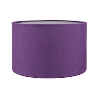 Mürdüm Abajur Başlığı Çap 30 Cm Silindir A861 Mürdüm