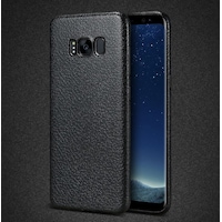 Ally Galaxy S8 Deri Dokulu Premium Soft Silikon Kılıf-Siyah Ally Galaxy S8 Deri Dokulu Premium Soft Silikon Kılıf-Siyah