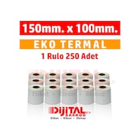Termal Etiket 150X100 Barkod Etiketi /1 Rulo 250 Adet-15X10.10X15 1 Rulo 250 Adet Termal Etiket 150X100 Barkod Etiketi /1 Rulo 250 Adet-15X10.10X15 1 Rulo 250 Adet