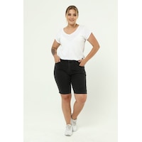 Cedy Denim Kadın Büyük Beden Yüksek Bel Likralı Slimfit Jeans Şort-c606 001 Cedy Denim Kadın Büyük Beden Yüksek Bel Likralı Slimfit Jeans Şort-c606 001
