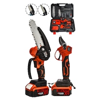 Assur ASR1014 18V Dal Budama Makası & Testeresi 2li Set Kırmızı Assur ASR1014 18V Dal Budama Makası & Testeresi 2li Set Kırmızı
