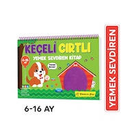 6-16 Ay İlk Cırt Cırtlı Keçeli Etkinlik Kitabım - Yemek Sevdiren Kitap 6-16 Ay İlk Cırt Cırtlı Keçeli Etkinlik Kitabım - Yemek Sevdiren Kitap