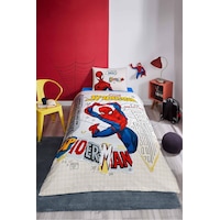 Özdilek Spiderman Web Sling Tek Kişilik Lisanslı Lastikli Çocuk Nevresim Takımı Gri Özdilek Spiderman Web Sling Tek Kişilik Lisanslı Lastikli Çocuk Nevresim Takımı Gri