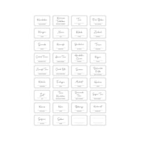 Digithome 36 Adet Dikdörtgen Baharat Kavanoz Etiketi Sticker Seti 4,5x3 Cm Digithome 36 Adet Dikdörtgen Baharat Kavanoz Etiketi Sticker Seti 4,5x3 Cm