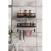 Olea Dekoratif Duvar Rafı Banyo Mutfak Düzenleyici Set - SS Olea Dekoratif Duvar Rafı Banyo Mutfak Düzenleyici Set - SS