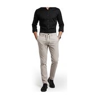 Deepsea Erkek Vizon Likralı Gofre Kumaş Beli Lastikli İpli Slim Fit Günlük Pantolon 2600650 Vizon Deepsea Erkek Vizon Likralı Gofre Kumaş Beli Lastikli İpli Slim Fit Günlük Pantolon 2600650 Vizon