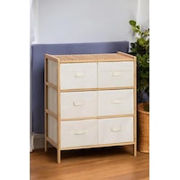 Digithome Bambu 6 Çekmeceli Dolap Çok Amaçlı Düzenleyici Organizer Şifonyer - B9196 Kahverengi Digithome Bambu 6 Çekmeceli Dolap Çok Amaçlı Düzenleyici Organizer Şifonyer - B9196 Kahverengi