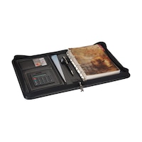 Organizer Ajanda Tarihsiz Çizgili 4 Halkalı 21x27 CM Siyah Organizer Ajanda Tarihsiz Çizgili 4 Halkalı 21x27 CM Siyah