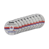 Kwb 10 Parça Metal Kesici Disk, 115 x 1.0 49712021 Kwb 10 Parça Metal Kesici Disk, 115 x 1.0 49712021