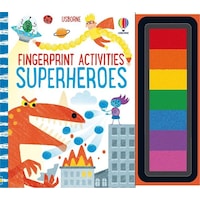 Usborne Fingerprint Activities - Superheroes Usborne Fingerprint Activities - Superheroes