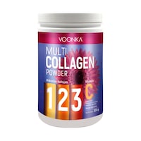 Voonka Multi Collagen Powder Hidrolize Kollajen Tip 1 2 3 Vitamin C 300 G