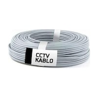100 Metre Kaliteli 2+1 - 0.50 Mm Cctv Güvenlik Kamera Kablosu 100 Metre Kaliteli 2+1 - 0.50 Mm Cctv Güvenlik Kamera Kablosu