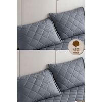 Formeya Pamukkale Alez Gri %100 Pamuk Kapitone Yastık Koruyucu Alez 4 Adet 50X70 Formeya Pamukkale Alez Gri %100 Pamuk Kapitone Yastık Koruyucu Alez 4 Adet 50X70