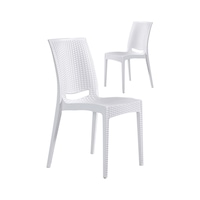 2 Adet Rattan Beyaz Sandalye / Balkon-bahçe-teras Beyaz 2 Adet Rattan Beyaz Sandalye / Balkon-bahçe-teras Beyaz