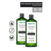 Agarta Saç Dökülmesine Karşı Siyah Sarımsaklı Şampuan 2 x 400 ML Agarta Saç Dökülmesine Karşı Siyah Sarımsaklı Şampuan 2 x 400 ML