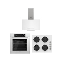 Ferre D064 - CS206 - XE63CB Fryart Beyaz Ankastre Set Ferre D064 - CS206 - XE63CB Fryart Beyaz Ankastre Set
