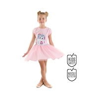 Kedicik Unicorn Kız Çocuk Tüllü Tütü Pembe Elbise Kedicik Unicorn Kız Çocuk Tüllü Tütü Pembe Elbise