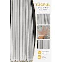Tuğrul Düz Lüx Tül Perde / Ölçünüze Özel Dikim Kırık Beyaz Tuğrul Düz Lüx Tül Perde / Ölçünüze Özel Dikim Kırık Beyaz