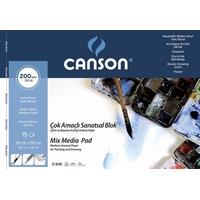 Canson 1557 Resim Blok 200Gr 35X50 15Yp Canson 1557 Resim Blok 200Gr 35X50 15Yp