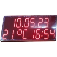 SANEC Dijital Saat, Derece Ve Tarih Tabelası Kasa Ölçüsü: 100x50 Cm SANEC Dijital Saat, Derece Ve Tarih Tabelası Kasa Ölçüsü: 100x50 Cm