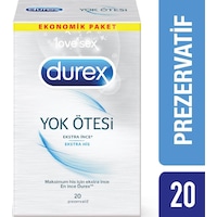 Durex Yok Ötesi Ekstra His Prezervatif 20'li Durex Yok Ötesi Ekstra His Prezervatif 20'li