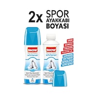 Show Likit Spor Beyaz Ayakkabı Boyası 75 G - Beyaz - 2 Adet Show Likit Spor Beyaz Ayakkabı Boyası 75 G - Beyaz - 2 Adet