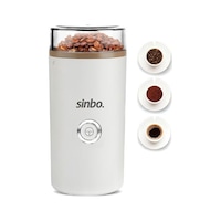 Sinbo Scm-2980 Kahve Baharat Öğütücü - Beyaz Beyaz Sinbo Scm-2980 Kahve Baharat Öğütücü - Beyaz Beyaz