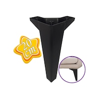 Serdivan 20 Cm Siyah Lüx Mobilya Kanepe Sehpa Ünite Koltuk Ayağı Baza Ayak Serdivan 20 Cm Siyah Lüx Mobilya Kanepe Sehpa Ünite Koltuk Ayağı Baza Ayak
