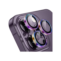 Buff Apple Uyumlu iPhone 14 Pro Max / 14 Pro Kamera Metal Lens Koruyucu Gökkuşağı Buff Apple Uyumlu iPhone 14 Pro Max / 14 Pro Kamera Metal Lens Koruyucu Gökkuşağı