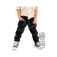 Denokids Erkek Çocuk Kadife Siyah Beli Lastikli Pantolon 4-10 Yaş Denokids Erkek Çocuk Kadife Siyah Beli Lastikli Pantolon 4-10 Yaş