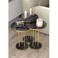 Zigon Sehpa Terra Bendir Gold Zigon Sehpa Terra Bendir Gold