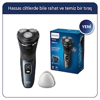 Philips 3000 Serisi S3144/00 Islak & Kuru Elektrikli Tıraş Makinesi Philips 3000 Serisi S3144/00 Islak & Kuru Elektrikli Tıraş Makinesi