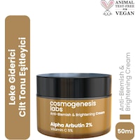 Cosmogenesis Labs %2 Arbutin Leke Kremi 50ml - C Vitaminli Leke Karşıtı Aydınlatıcı Cilt Tonu Eşitleyici Vegan Cosmogenesis Labs %2 Arbutin Leke Kremi 50ml - C Vitaminli Leke Karşıtı Aydınlatıcı Cilt Tonu Eşitleyici Vegan