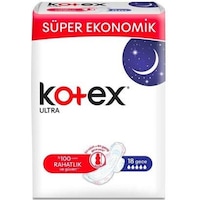 Kotex Ultra Kanat Hijyenik Ped Gece 18'li Kotex Ultra Kanat Hijyenik Ped Gece 18'li