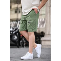 Madmext Haki Erkek Basic Şort 6533-haki Haki Madmext Haki Erkek Basic Şort 6533-haki Haki