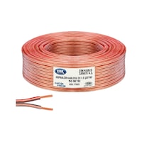 50 Metre Hoparlör Elektrik Ve Ses Kablosu 2X1.5Mm Kırmızı Çizgil 50 Metre Hoparlör Elektrik Ve Ses Kablosu 2X1.5Mm Kırmızı Çizgil