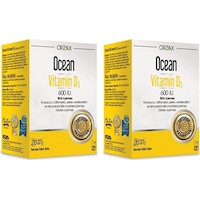 Ocean Vitamin D3 600 IU Sprey 20 ML 2 Adet Ocean Vitamin D3 600 IU Sprey 20 ML 2 Adet