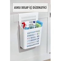 Askılı Dolap Içi Düzenleyici & Sepet Raf Organizeri & Çok Amaçlı Düzenleyici & Deterjanlık Şampuanlık Renkli Askılı Dolap Içi Düzenleyici & Sepet Raf Organizeri & Çok Amaçlı Düzenleyici & Deterjanlık Şampuanlık Renkli