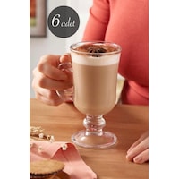 Irish Coffee 6 Adet Kulplu Latte Cappucino,filtre Kahve,mocha,nescafe,americano,espreso Bardağı. Irish Coffee 6 Adet Kulplu Latte Cappucino,filtre Kahve,mocha,nescafe,americano,espreso Bardağı.