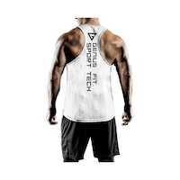 Genius Store Erkek Dry Fit Y-back Gym Fitness Sporcu Atleti Genıus-fıt Beyaz Genius Store Erkek Dry Fit Y-back Gym Fitness Sporcu Atleti Genıus-fıt Beyaz