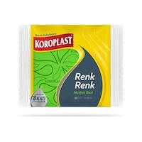 Koroplast Renk Renk 5 Çeşit Mutfak Bezi 32 x 36 CM Koroplast Renk Renk 5 Çeşit Mutfak Bezi 32 x 36 CM