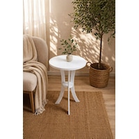 Fiskos Beyaz Yan Sehpa 50 Cm Çap - 60 Cm Yükseklik Modern Zigon Yan Sehpa Beyaz Fiskos Beyaz Yan Sehpa 50 Cm Çap - 60 Cm Yükseklik Modern Zigon Yan Sehpa Beyaz