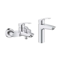 Grohe Eurosmart Banyo Ve Lavabo Bataryası Set 33300003 - 23324003 Krom Grohe Eurosmart Banyo Ve Lavabo Bataryası Set 33300003 - 23324003 Krom